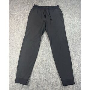 Lululemon ABC Jogger Pants Black Mens Medium Sweat Drawstring Athleisure EUC